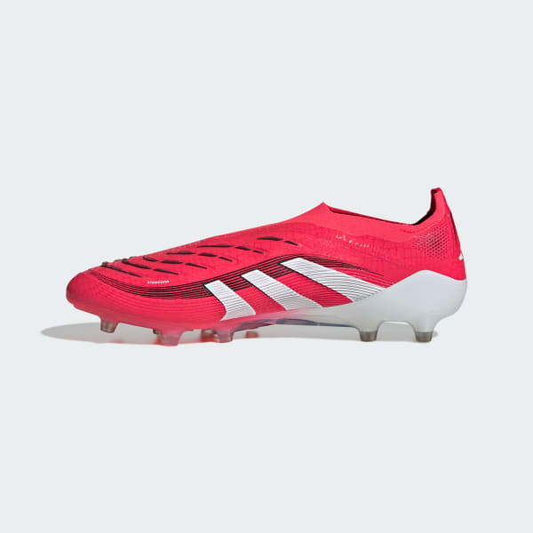 adidas Predator Elite Laceless Artificial Grass Cleats - Red