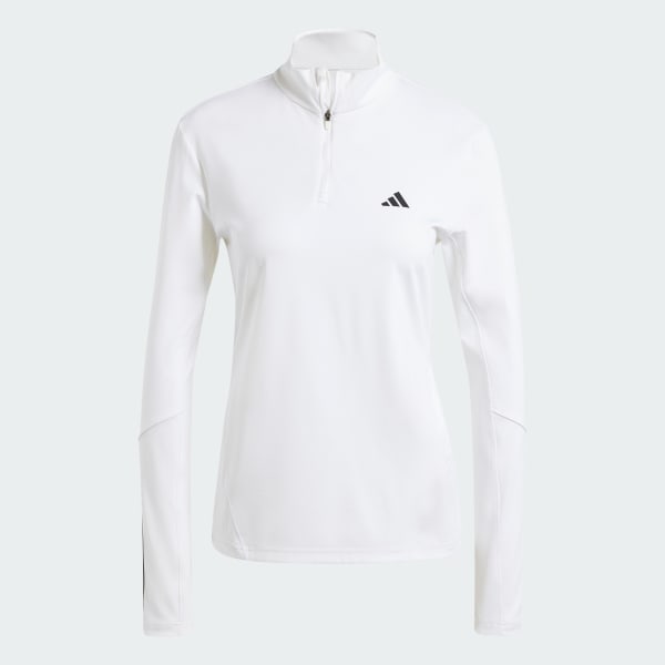 bílá Sportovní top Hyperglam Training Quarter-Zip