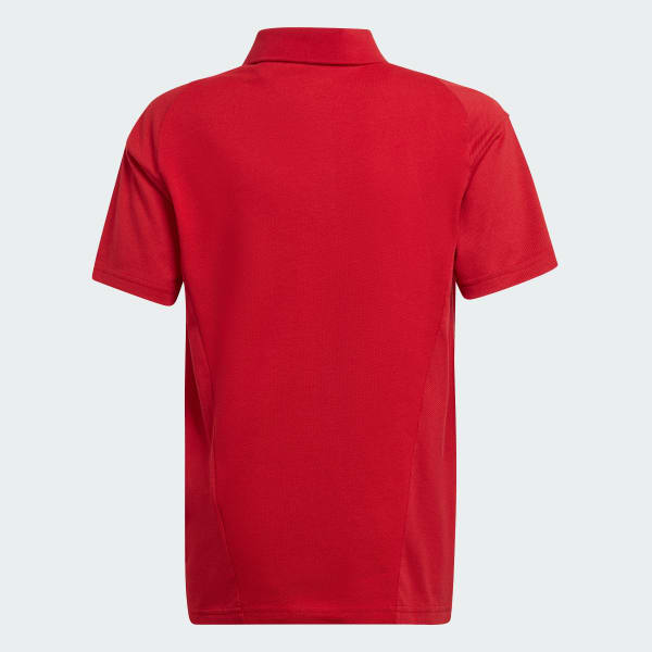 Red Tiro 23 Competition Cotton Polo Shirt