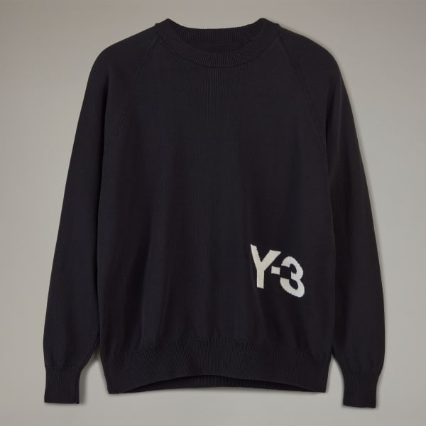 adidas Y-3 Classic Knit Crew Sweater - Black | adidas India