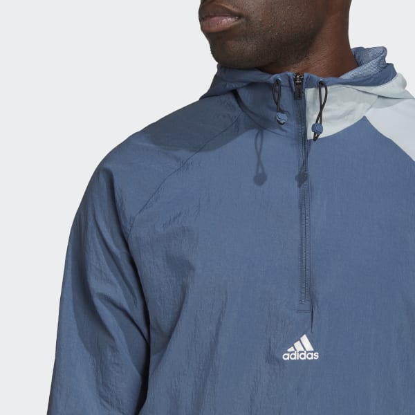 modrá Sportovní top Training 1/4-Zip Colourblock BVS54