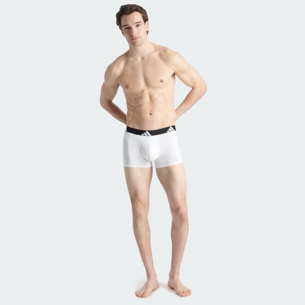 Wit Active Flex Cotton Boxershort 3-Pack Ondergoed