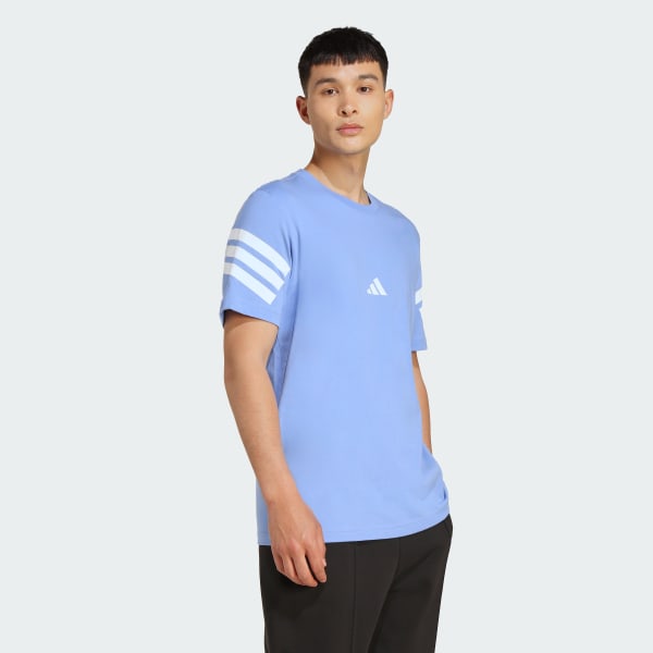 Biru Tee Future Icons 3-Stripes