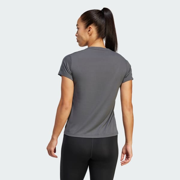 Grey AEROREADY Train Essentials Minimal Branding Crewneck Tee