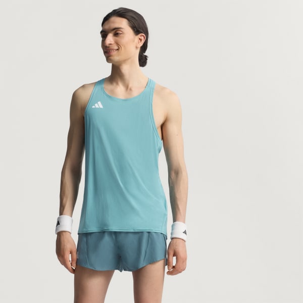 Turquesa Camiseta Sin Mangas Adizero Running Essentials
