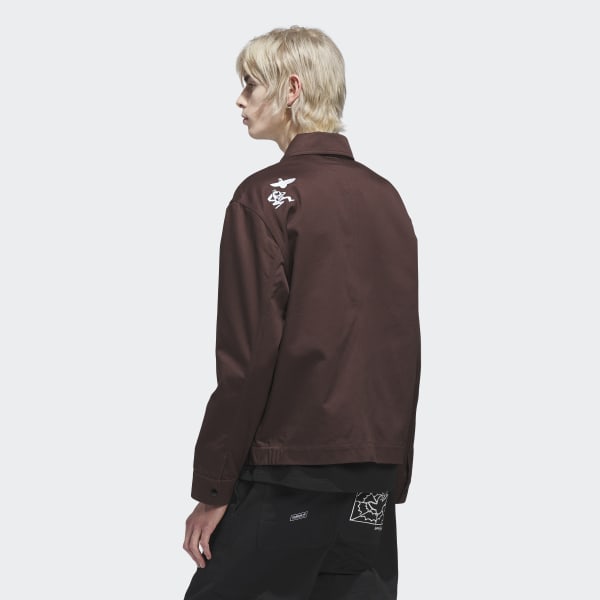 adidas Mark Gonzales スノーボードジャケット コラボ商品☆ adidas SKATEBOARDING x MARK GONZALES JACKET - Brown | Free