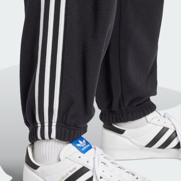 adidas Adicolor 3 Stripes Fleece Sweat Pants Black Free Shipping with adiClub adidas US