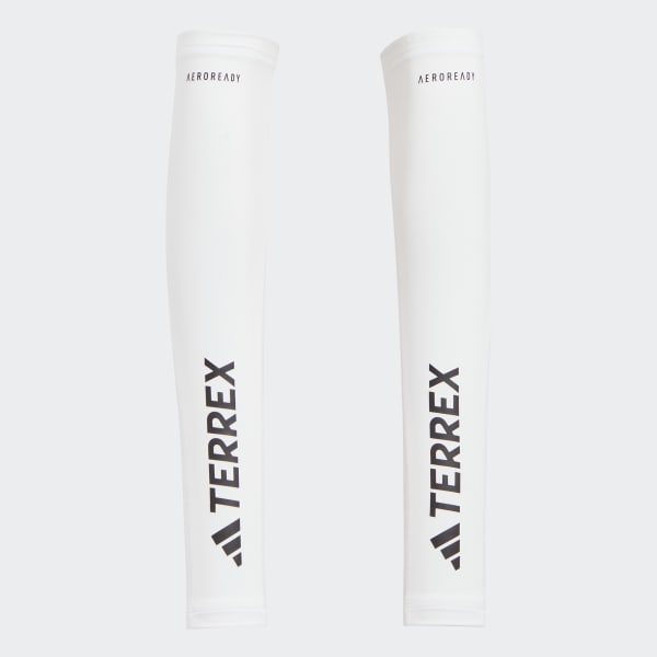 สีขาว ปลอกแขนสวมวิ่งเทรล Terrex AEROREADY