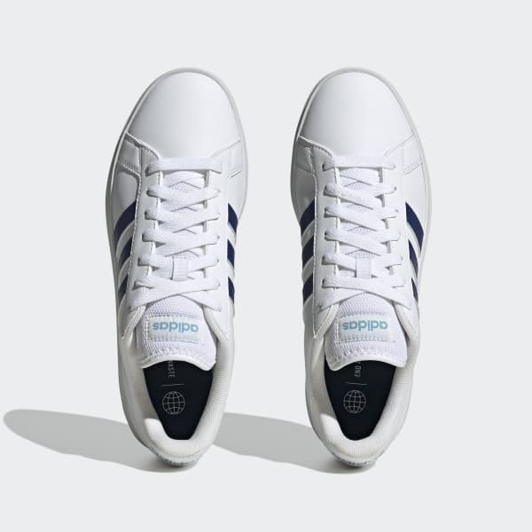 White Grand Court TD Lifestyle Court Casual Shoes
