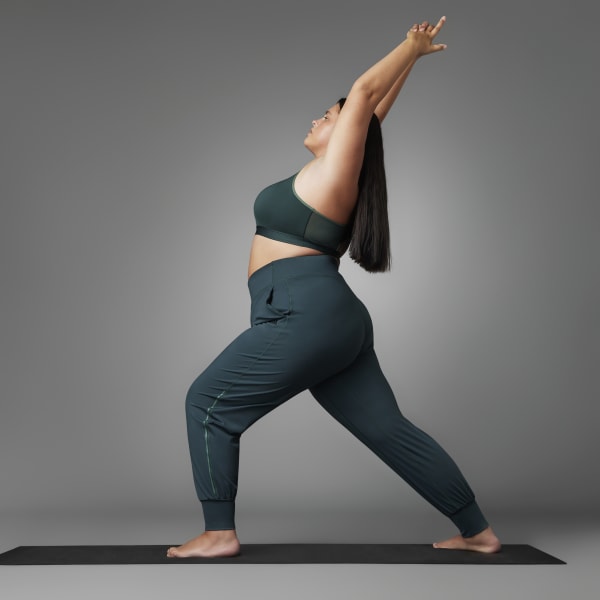zelená Športová podprsenka Authentic Balance Yoga Medium-Support (plus size) DRI88