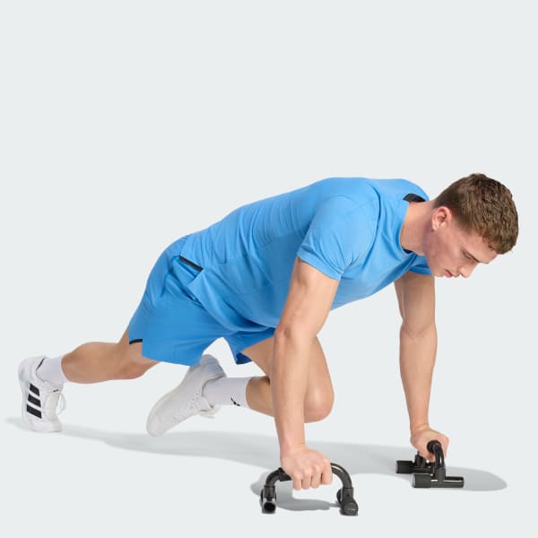 Blue Designed for Training Workout Shorts