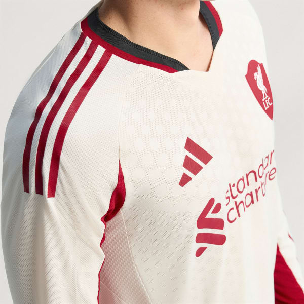 Liverpool FC adidas 25/26 アウェイ長袖 正規品 XL adidas Liverpool FC 25/26 Long Sleeve Away Authentic Jersey