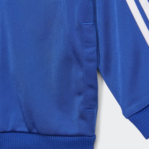 Niebieski 3-Stripes Tricot Track Suit IYB58