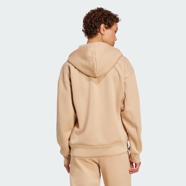 Marron Chaqueta con capucha Future Icons 3 bandas