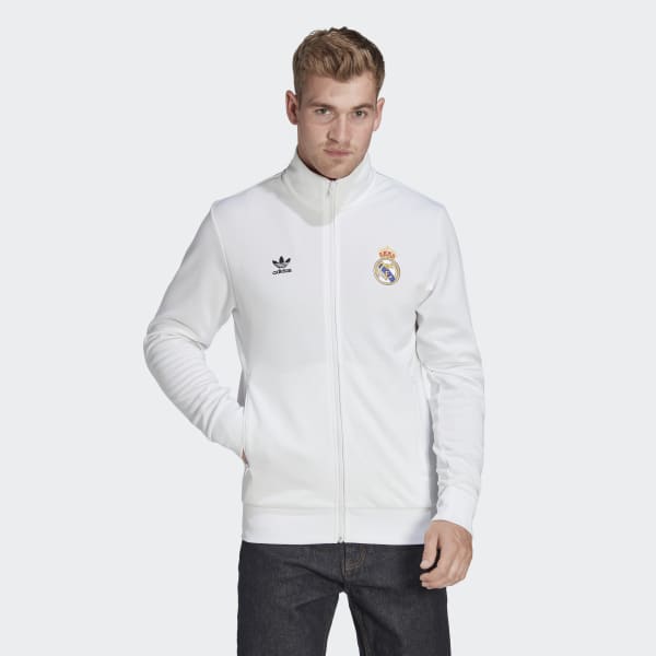 Bianco Giacca da allenamento Essentials Trefoil Real Madrid