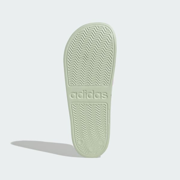 Green Adilette Shower Slides