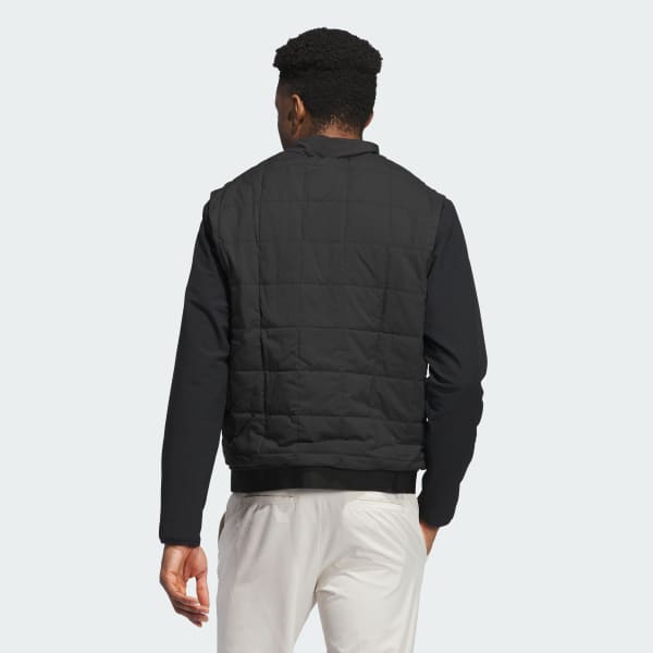 Black Ultimate365 Quilted Dwr Half Zip Pullover