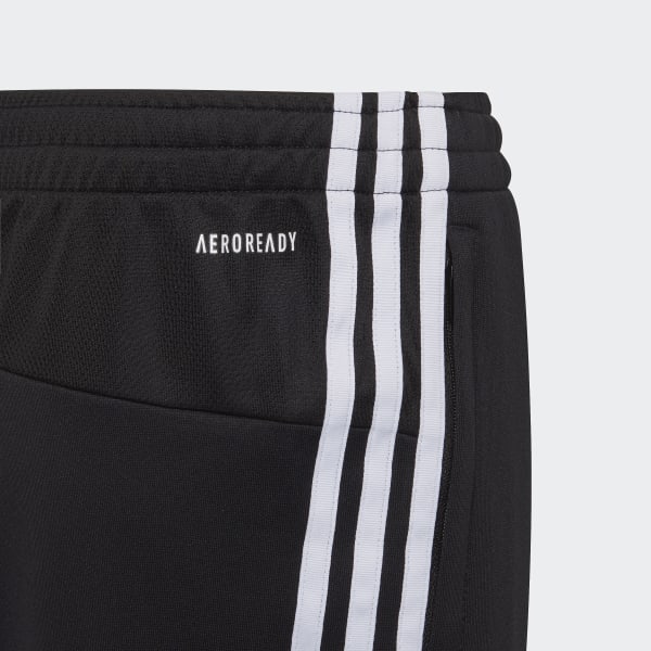 Black AEROREADY Primegreen 3-Stripes Tapered Pants