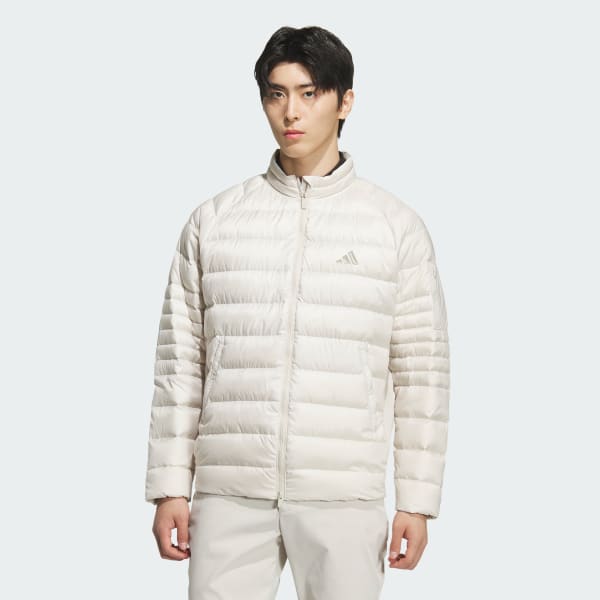 ベージュ 【ゴルフ】アームポケットFZダウンジャケット