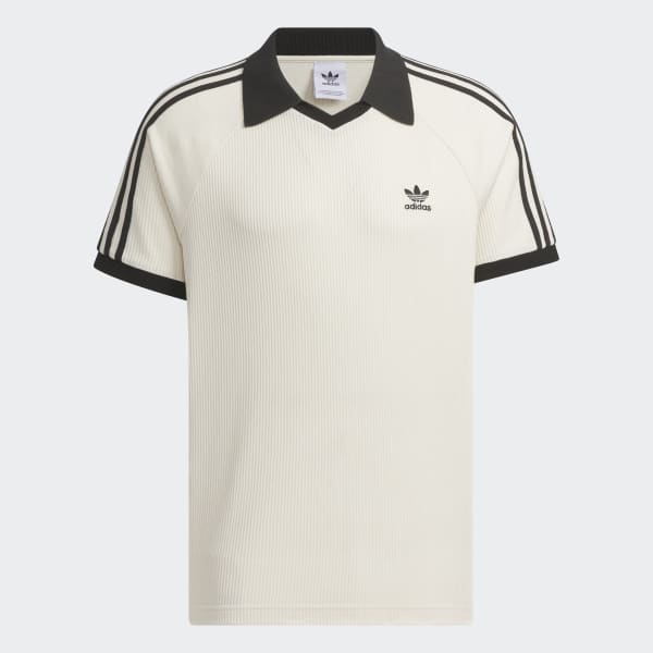 トップス adidas WAFFLE SHORT SLEEVE POLO SHIRT L Buy adidas Originals Light Blue Holiday Waffle Polo Shirt