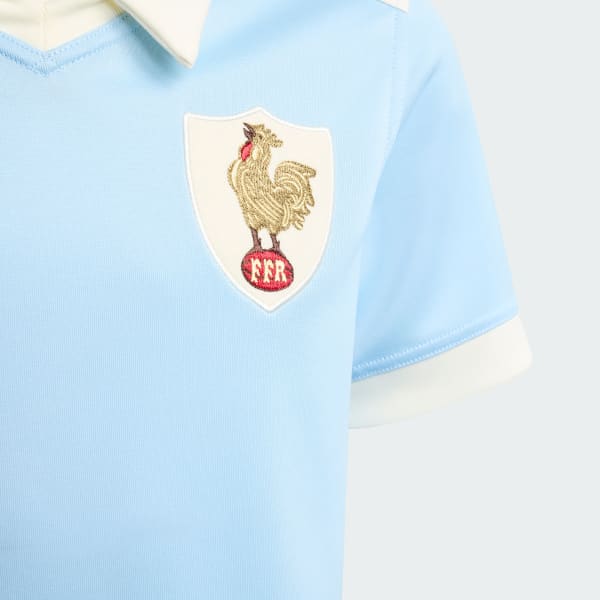 Blue France Rugby 120 Years Crunch Replica Jersey Kids