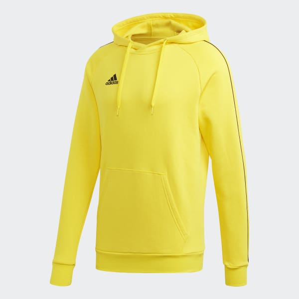 adidas Core 18 Hoodie Gelb | adidas Deutschland adidas CORE 18 Hoody Kapuzenpullover gelb schwarz: