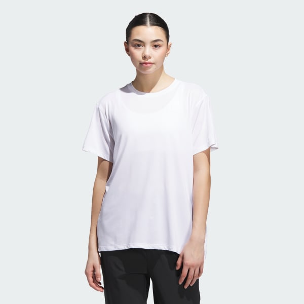 adidas Designed for Train Everyday Workout Tee - White | Free