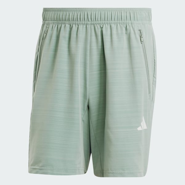 Verde Shorts Train Essentials Woven jaspeado