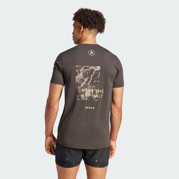 hnědá Running Event T-Shirt