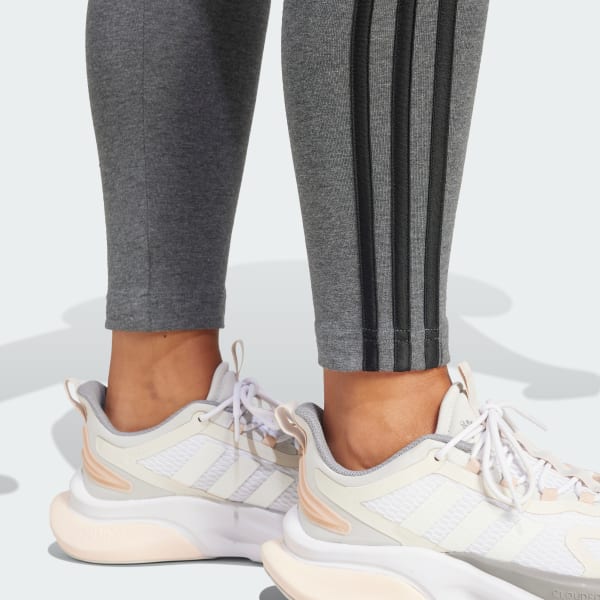Szary LOUNGEWEAR Essentials 3-Stripes Leggings 28881