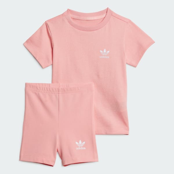 Adidas pink cycling shorts outlet