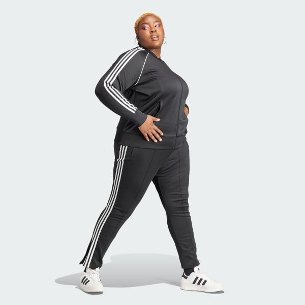 adidas Adicolor SST Track Pants (Plus Size) - Black | Women's Lifestyle ...