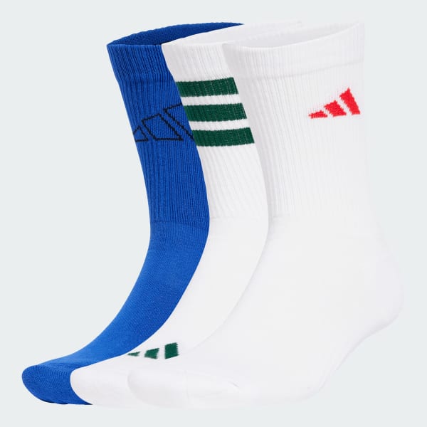 White Logo Socks 3 Pairs