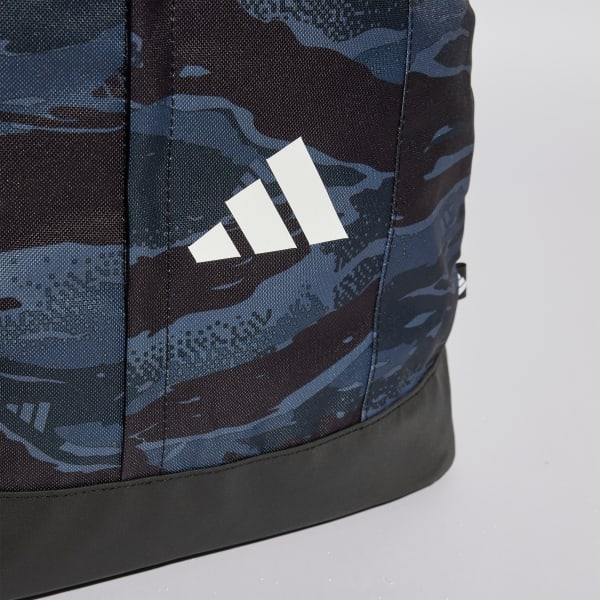 Grey Linear Graphic Backpack
