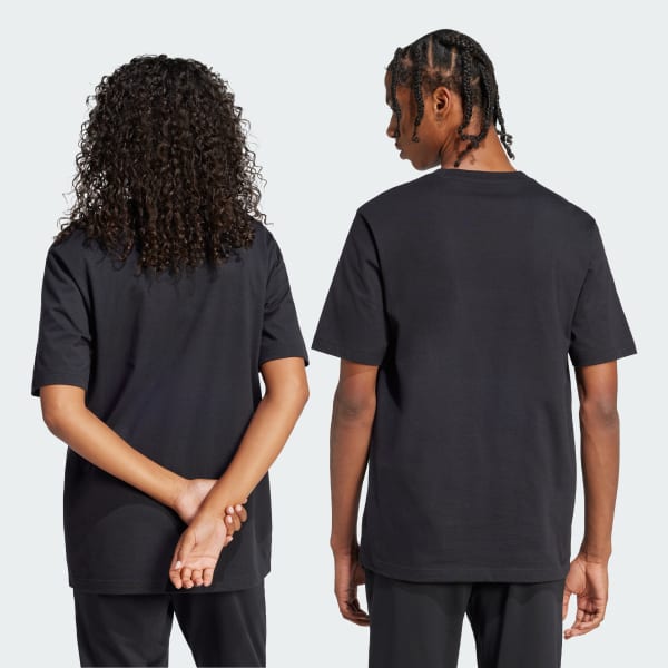 Noir T-shirt poche graphique Lounge Slides