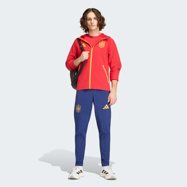 Rood Spanje Tiro Reiswindjack met Lange Ritssluiting