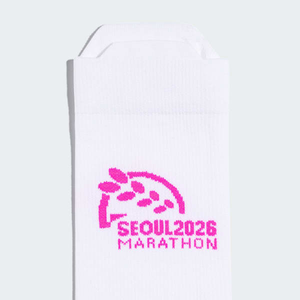 White 서울마라톤 러닝 양말