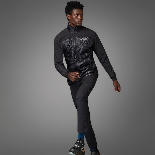 adidas Terrex Xperior Varilite Hybrid Hiking Jacket US adidas | - Men\'s PrimaLoft | Black