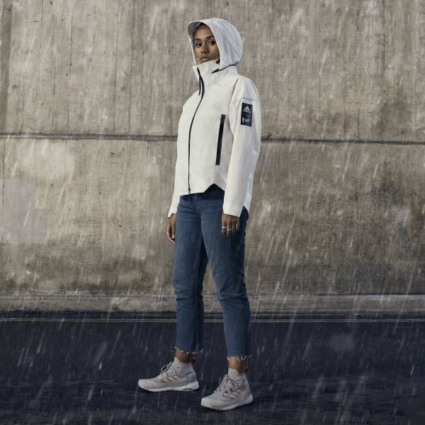 adidas MYSHELTER Parley RAIN.RDY Jakke Hvit | adidas Norway adidas MYSHELTER Parley RAIN.RDY Jakke Hvit | adidas Norway