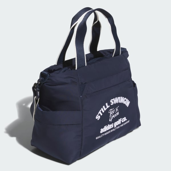 Blue Graphic Round Bag 2-Way Construction