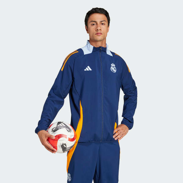 Blue Real Madrid Tiro 24 Competition Presentation Jacket