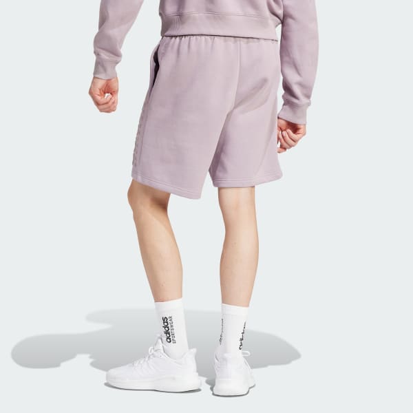 adidas ALL SZN Fleece Graphic Shorts - Purple | Men\'s Lifestyle | adidas US