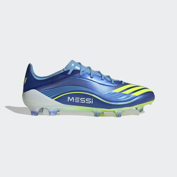 adidas F50 Messi Elite Firm Ground Cleats - Blue | Free