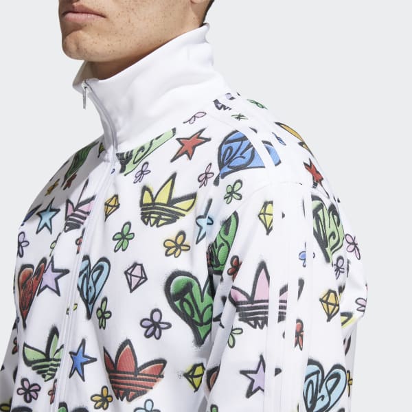 Bianco Track top Monogram Jeremy Scott Firebird (Neutral)