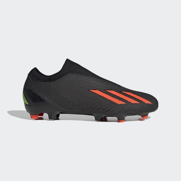 Negro Zapatos de Fútbol X Speedportal.3 Terreno Firme Sin Cordones LVG59