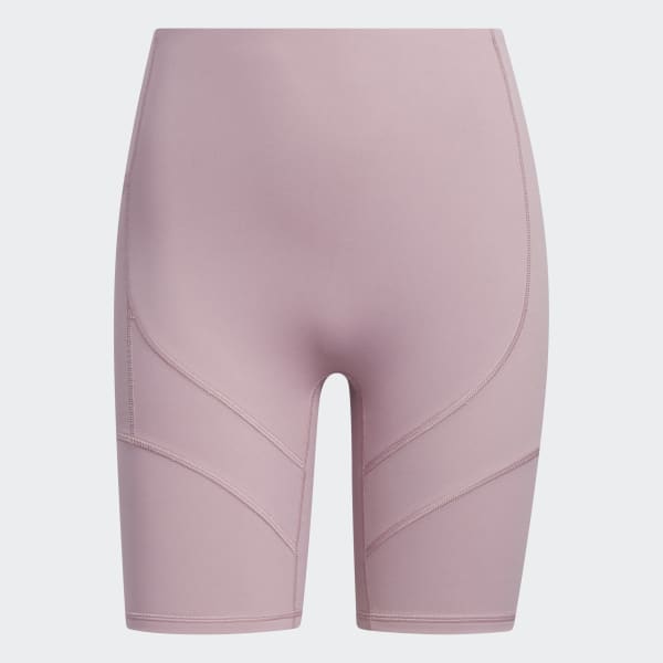 Mau-tim Quần Short Bó Có Túi Yoga Studio adidas TX503