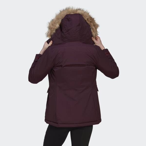 Rood Utilitas Parka met Capuchon AV267