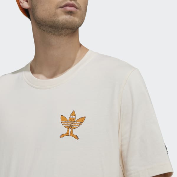 Beige 그래픽 펀 티 DK586