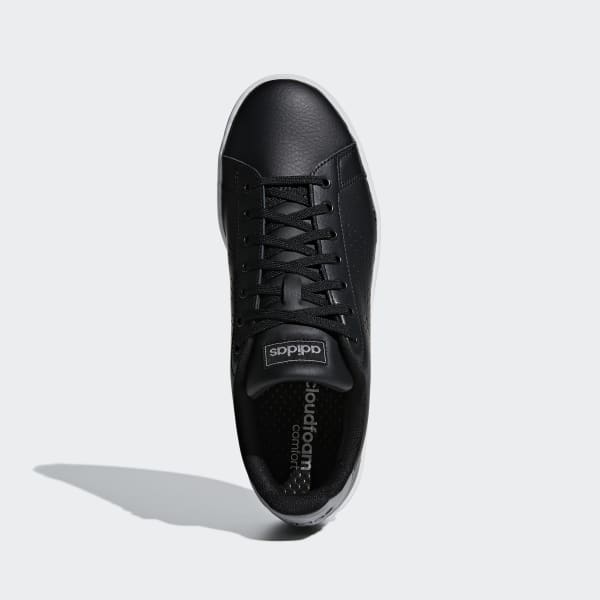 black adidas shoes leather
