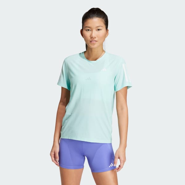 Turquoise Own The Run Tee